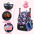 thumbnail image 3 of Bolsa de softball GOTECH para jóvenes y adultos con gancho para vallas, color rosa, 3 of 6