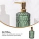 thumbnail image 4 of Botella de vidrio de estilo europeo de 1 pieza, dispensador de jabón de manos creativo para el hogar (verde), 4 of 8