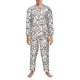 thumbnail image 3 of Balery Christmas Elements Pijama para Hombre de Dos Piezas con Manga Larga, Conjunto de Dormir y Descanso Suave con Bolsillos-XX-Large, 3 of 7