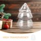 thumbnail image 2 of Tarro de cristal con tapa para dulces de Navidad, transparente, de 220 ml, para guardar galletas navideñas, para decorar fiestas navideñas., 2 of 7