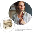 thumbnail image 3 of Luxshiny 1Set Microcentrifuge Tube Rack Storage Rack Natural Wood for Professional Artists Back to School, 3 of 6