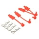 thumbnail image 2 of Retenedores de Clip de carcasa de carrocería de coche RC para Losi Lasernut U4 1/10 pieza de actualización de coche de Control remoto rojo, 2 of 10