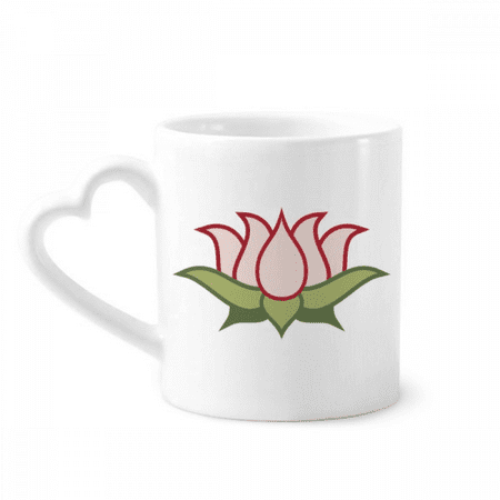 

Lotus Culture China Pattern Mug Coffee Cerac Drinkware Glass Heart Cup