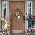 thumbnail image 6 of Garlands For Decoration Easter Bunny Wreath For Front Door - Decorative Easter Rabbits Door Hanging Easter Decorations, 6 of 7