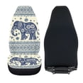 thumbnail image 6 of XYZCANDO Elephant Front Seat Cushion Protections for Man Comfortable Car Seat Covers Removable Easy to Install, for Sedan Auto SUV, 6 of 10