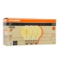 thumbnail image 4 of SYLVANIA Vintage LED Light Bulb, G25, 3W, Dimmable, 2200K, Amber Glow, 3 Pack, 4 of 11
