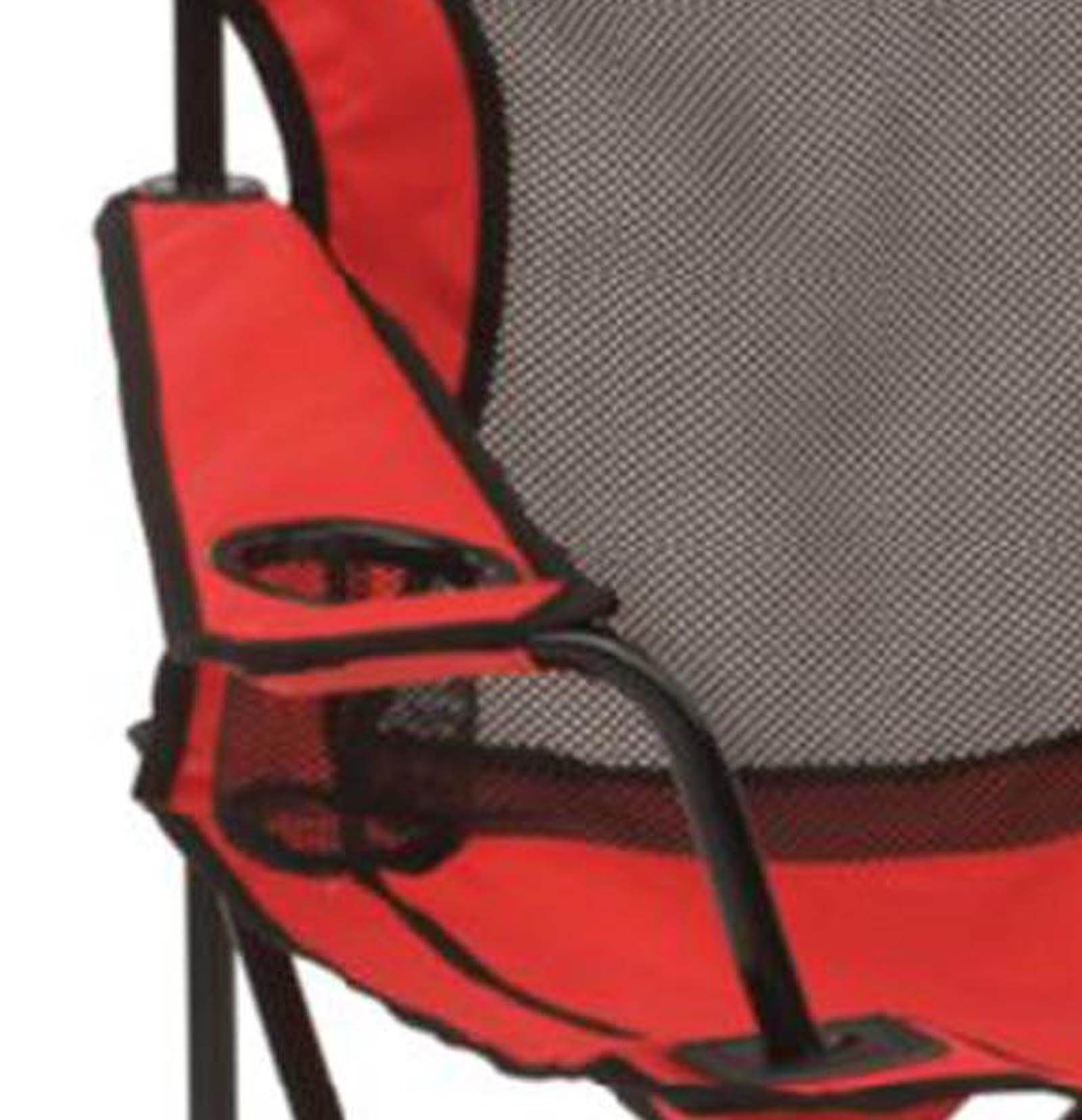 Coleman Broadband Mesh Quad Adult Camping Chair, Red - image 3 of 5