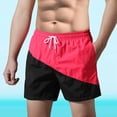 thumbnail image 6 of XINPING Mens Swim Trunks 2xl Big and Tall Slim Fit Tropical Print Quick-Dry Pool Swimming Trunks with Pockets Anti-Chafe Summer Swimwear, 6 of 9