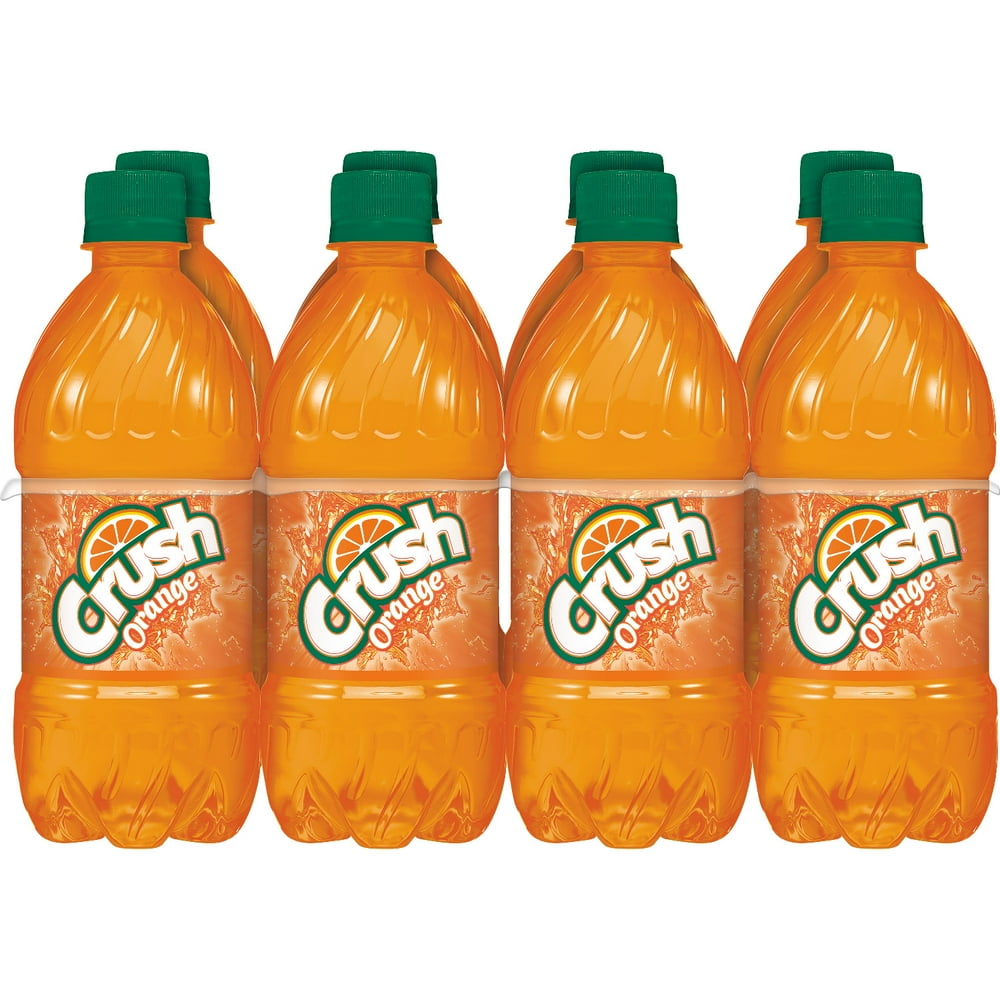 Crush CaffeineFree Orange Soda, 12 Fl. Oz., 8 Count