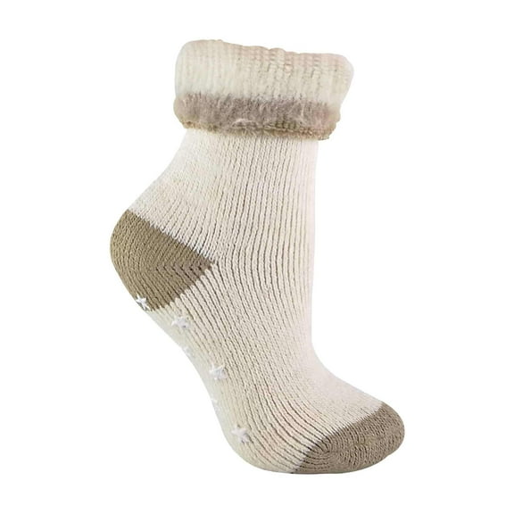 Sock Snob - Ladies Alpaca Wool Blend Thermal Slipper Bed Socks with Grippers