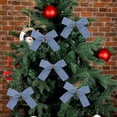 thumbnail image 6 of PuSpu Home Decor Christmas Decoration Christmas Tree Decoration Small Hanging Deluxe Bow Set Household Products, 6 of 6