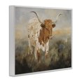 thumbnail image 2 of Stupell Industries Traditional Longhorn Cattle Grazing White Framed Giclee Art, 14 x 11, by Kathy Winkler, 2 of 7