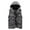 Gray, variant on BiZtdJrK Mens Hooded Puffer Vest Sleeveless Zip Up Padded Jackets Coat Big and Tall Outdoor Lightweight Water-Resistant Vests with Pockets Clearance Items Black XXL