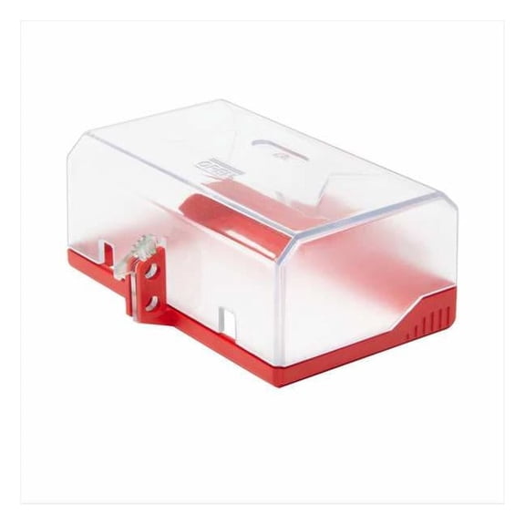 Control Panel Lockout, Clear, ABS Plastic, Polycarbonat, 2 Max. No. of Padlocks