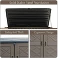 thumbnail image 4 of Mondawe 34.3"D x 53.2"W x 47.1"H Resin Outdoor Storage Shed with Reinforced Floor, 4 of 9
