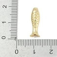 thumbnail image 3 of 10pcs Brass Beads Long-Lasting Beads Lead Free & Cadmium Free Fish golden 17.5x6x5.5mm Hole: 1mm, 3 of 3