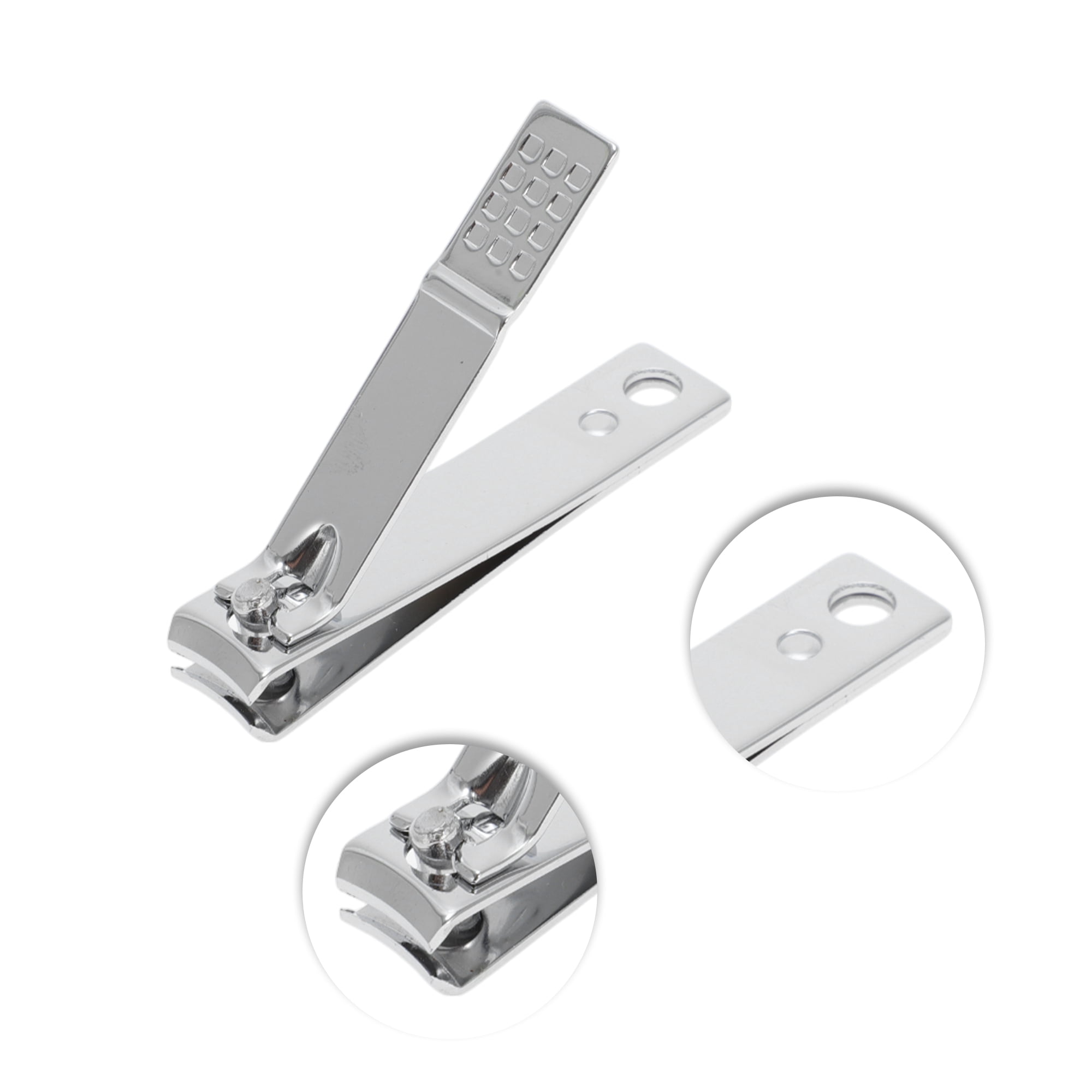 Unique Bargains 7pcs Nail Clippers Set with Ergonomic Handle 2.36"