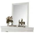 thumbnail image 1 of ACME Louis Philippe Wood Mirror in White, 1 of 1