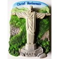 thumbnail image 1 of Christ Redecker Rio de Janeiro Statue Brésil en Résine 3D Réfrigérateur Aimant Thaï Fait Main. par Thaï MCnets, 1 of 2