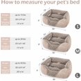 thumbnail image 2 of Cama para perros INVENHO, rectangular, lavable, ortopédica L (76 x 61 x 23) cm, 2 of 6
