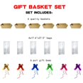 thumbnail image 3 of Kit de Cestas de Regalo Funsky, 6 Cestas de Cartón Kraft con Asas, 3 of 7