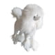 thumbnail image 1 of Escultura de caniche realista Figura decorativa Escultura de cachorro Figura de animal Blanco, 1 of 7