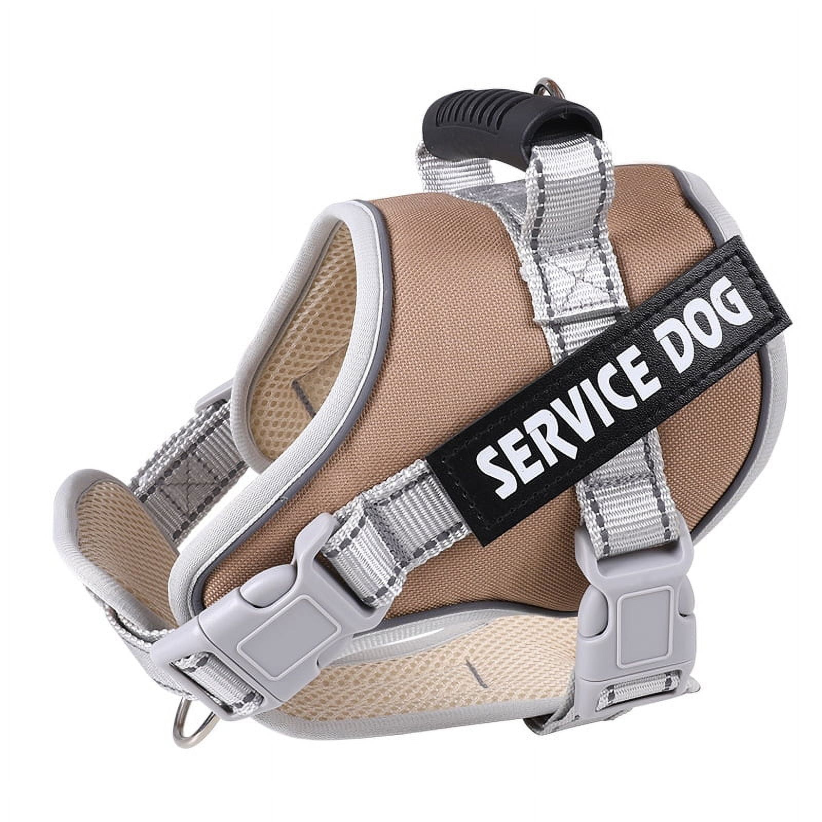 DABEI Reflective Dog Harness for Small and Medium Dogs - Adjustable Pet Vest for Safe Outdoor Walking
