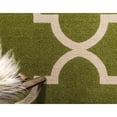 thumbnail image 2 of Unique Loom Trellis Geometric Modern Area Rugs, Green, 2 of 6