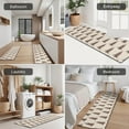 thumbnail image 5 of Brown Christmas Tree Pattern Kitchen Rugs Sets Of 3,Kitchen Runner Rugs Non Skid Washable,Decorative Kitchen Floor Mats for Kitchen,Sink,Laundry,17"x30"+ 17"x47" + 17"x59", 5 of 6