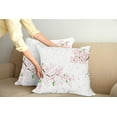 thumbnail image 2 of Ambesonne Floral Throw Pillow Cover 2 Pack, Soft Sakura Flower Branches, 20", Umber Green, 2 of 7