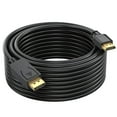 thumbnail image 1 of UVOOI 4K DisplayPort-DP to HDMI Cable 35FT, Display Port to HDMI Cable 35 Feet Adapter, 4K&3D, Video/Audio, 10.67M, 1 of 4