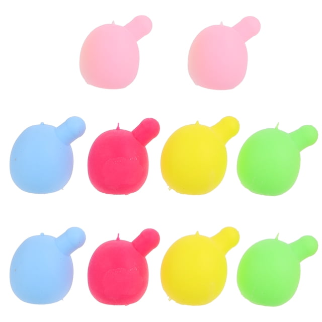 10pcs Squeeze Toy Insert Squeeze Ball Press Bubble Insert Squeeze Ball Insert Decompression Toy Repair Doll Making Ball Bubble Inner Replacement