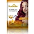 thumbnail image 3 of (5 pack) Herbishh Hair Mask with Argan Oil-Deep Conditioning & Hydration For Healthier Looking for very Dry, Weak, Stressed Out Hair, No Silicones, Sulphates, Parabens, 25ml), 3 of 11