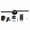 Black - US Plug, variant on Rupoun DF-42 3D Holographic Fan Projector 16.5 inches / 42 cm Display 2-Blade LED Advertising Player 16GB TF Card WiFi App Control Naked Eye Visualizer US