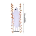thumbnail image 3 of 2026 Hanging Swinging Ghost Halloween Decor, Maple Leaf Vine with Remote String Lights, Spooky Cute Decoration for Outdoor Yard Porch Tree (M Lighted Ghost), 3 of 8