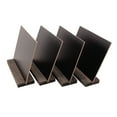 thumbnail image 5 of WHAMVOX 4pcs Small Wood Blackboard for Display Use EcoFriendly Black Color Wooden Base  Size 6 x 8 Inch, 5 of 8