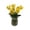 B, variant on Miniature Glass Flower Bouquet Ornament, Handcrafted Decorative Glass Flowers in Ribbed Vase for Home Office Desk Shelf Decor, Unique Collectible Gift, 2.36 Inches Tall,A
