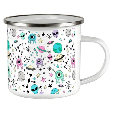 Outer Space Aliens Pattern Camp Cup