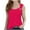 Hot Pink, variant on AherBiu Kid Girls Clothes Round Neck Sleeveless Wide Strap Summer Casual Comfy Camisole Tees Tshirt for Teens