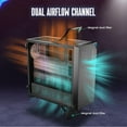 thumbnail image 4 of VETROO AL800 Full Tower E-ATX PC Computer Case w/Door Opening Design Tempered Glass-Black, 4 of 5
