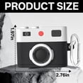 thumbnail image 2 of GJX 2Pcs Case Compatible with Airpods Pro 2,Resilient Silicone Wrap Protective Case for Airpods Pro 2,Tactile Texture Camera Shape Case for Airpod Pro,Style1, 2 of 7