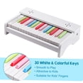 thumbnail image 4 of Piano Infantil de Madera con 30 Teclas y Altavoz Integrado, Ideal para Niños de 3 a 6 Años, Regalo Educativo con Teclas Blancas y de Colores (Sin Baterías, Pedido Mínimo: 10 Unidades), 4 of 7