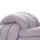 thumbnail image 5 of Cojines de asiento,Bola de nudo de felpa tejida a ,Almohada redonda anudada de felpa hecha a mano,Cojines de ventana tejidos Sala de estar ligera, Boda Gris, 5 of 6
