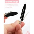 thumbnail image 3 of 8pcs No Bend Hair Clips No Crease Hair Clips Styling Duck Bill Clips No Dent Alligator Hair Barrettes for Hair Soft Hair Clips Woman Girl Hair Clips Makeup (Pink white and black), 3 of 5