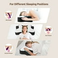 thumbnail image 3 of MOONORAH Cervical Pillow for Sleeping Neck Pain Relief with Pillowcase Standard/Queen Blue+Black, 3 of 10