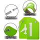 thumbnail image 3 of Etiquetas de equipaje M-Sorflly Quick-Spot, 8 unidades, silicona, color verde, 3 of 6