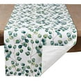thumbnail image 3 of Fennco Styles Eucalipto Collection Eucalyptus Leaf 16 x 72 Inch Table Runner - Green Table Runner for Home, Banquets, Family Gathering, Special Event and Living Room Décor, 3 of 4