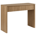 thumbnail image 1 of Bouclair console en Bois de Chêne avec Tiroir Nervuré, 1 of 5