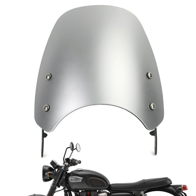 ABS Plastic Motor Windshield WindScreen for Triumph Bonneville T100 T120 Silver