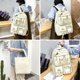 thumbnail image 3 of Juego de mochila de 5 piezas para niñas: mochila escolar, bolso de hombro, bolso, estuche para bolígrafos y más, perfecto para útiles escolares para el regreso a clases de los estu, 3 of 5